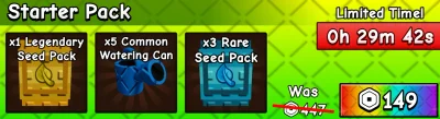 Starter Pack in Grow a Garden 2